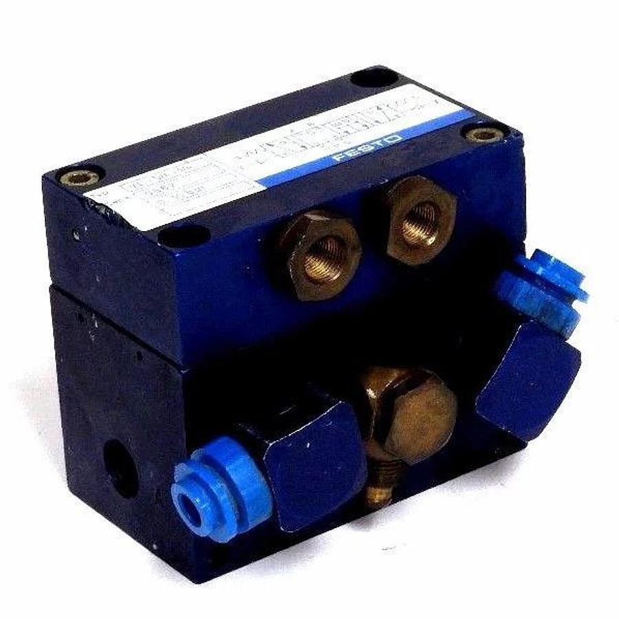 Used FESTO VL-5/4-1/4 PNEUMATIC VALVE VL5/41/4, SERIE: 0587, 0...10 BAR