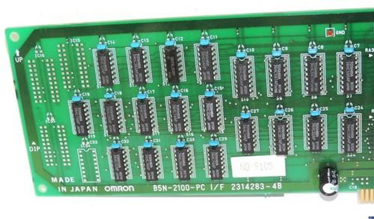 Used OMRON B5N-2100-PC BOARD I/F 2314283-4B