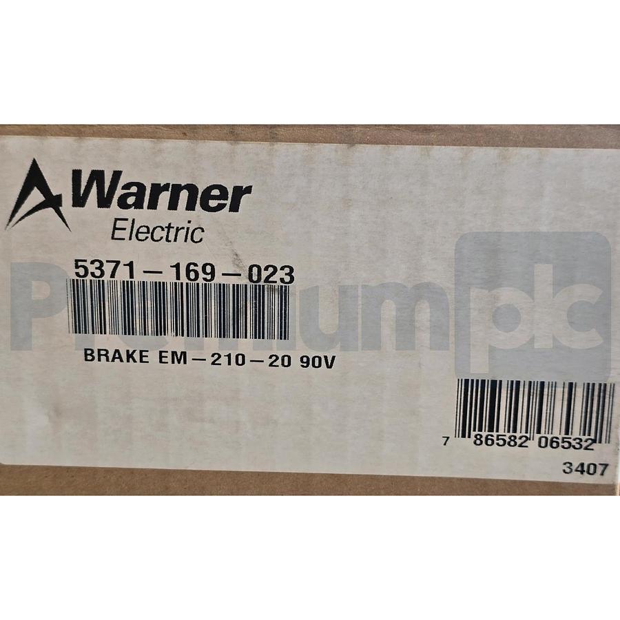 Warner Electric 5371-169-023 | EM-210-20 Brake | 3600RPM 90VDC 182TC-184TC NSMP