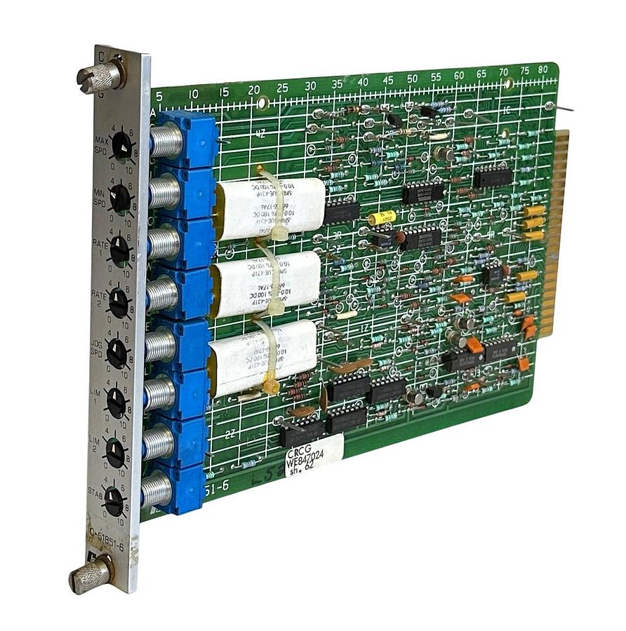 Used RELIANCE ELECTRIC 0-51851-6 / 0518516 CRCG REGULATOR CONTROL MODULE
