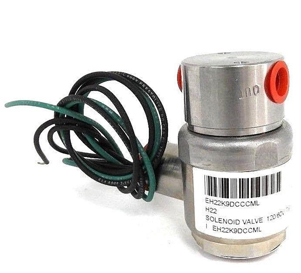 Used NEW PETER PAUL EH22K9DCCML SAFETY VALVE 120V, 60HZ, 7.3W, 300PSI, 2MPA, SER. NZ