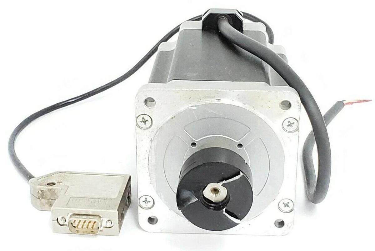 Used ADVANCED MICRO CONTROLS SM34-1100DE STEPPER MOTOR W/ ENC34-1000 ENCODER