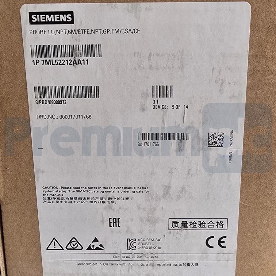Siemens 7ML5221-2AA11 SITRANS Probe LU Ultrasonic Level Transmitter 24VDC NSMP
