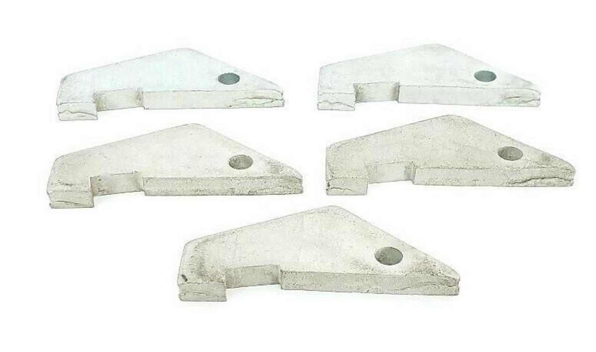 Used LOT OF 5 WESTINGHOUSE 125A591H02 SECONDARY CONTACT SLIDE LATCHES, FOR 50-DH-250E