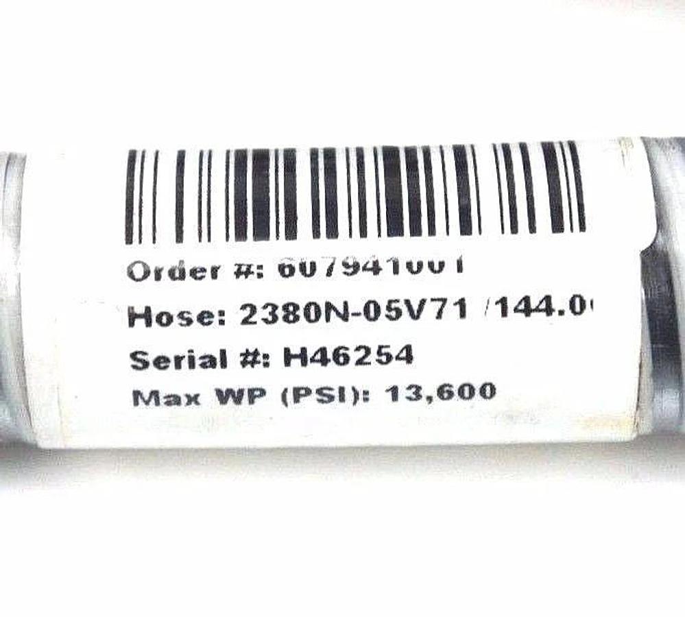 Used NIB PARKER PHCP32010552 HOSE: 2380N-05V71, 144.00 IN, W/ YA01-8-6C ADAPTER