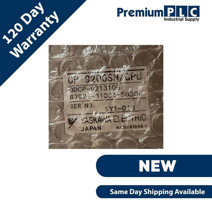 Used NEW YASKAWA ELECTRIC CP-9200SH/CPU SER. CPU SERVO CONTROLLER TYPE: DDCP-921310B