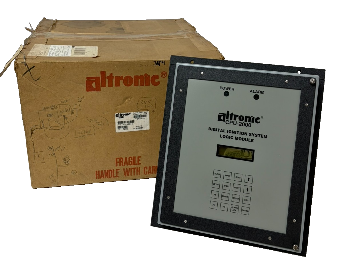Used Altronic CPU-2000 Microprocessor Digital Ignition System Logic Module 291100-1