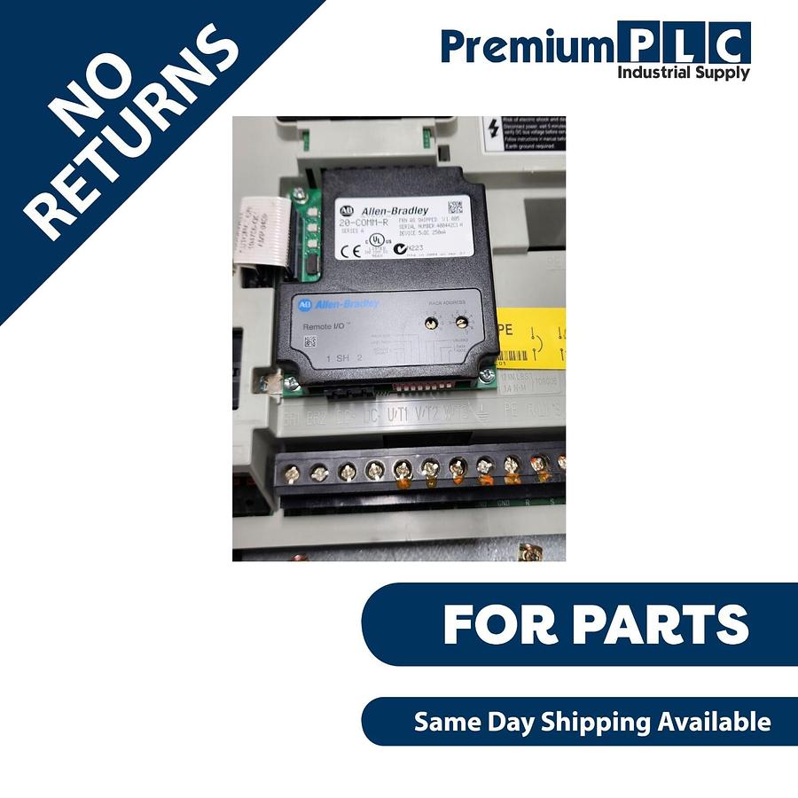 Used ALLEN BRADLEY 20BD034A0AYNANN0 /A POWERFLEX 700 AC DRIVE 25HP W/ 20-COMM-R /A