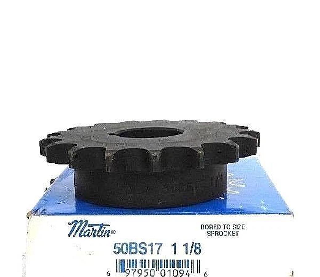 Used NIB MARTIN 50BS17 1 1/8 BORED TO SIZE SPROCKET 50BS17118