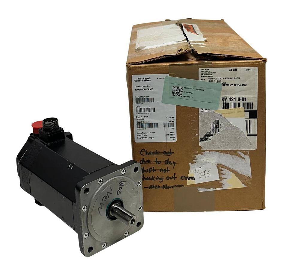 Refurbished ALLEN BRADLEY F-4050-Q-H00AA /A ULTRA SERIES AC SERVO MOTOR 193493 2.5kW REMAN