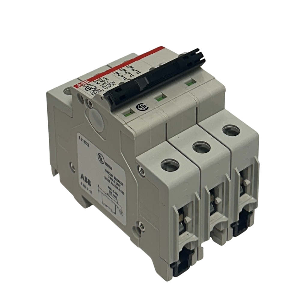 Used ABB S203U-K40A / S203UK40A MINI CIRCUIT BREAKER 240V 50/60Hz 40A 10kA NSNP