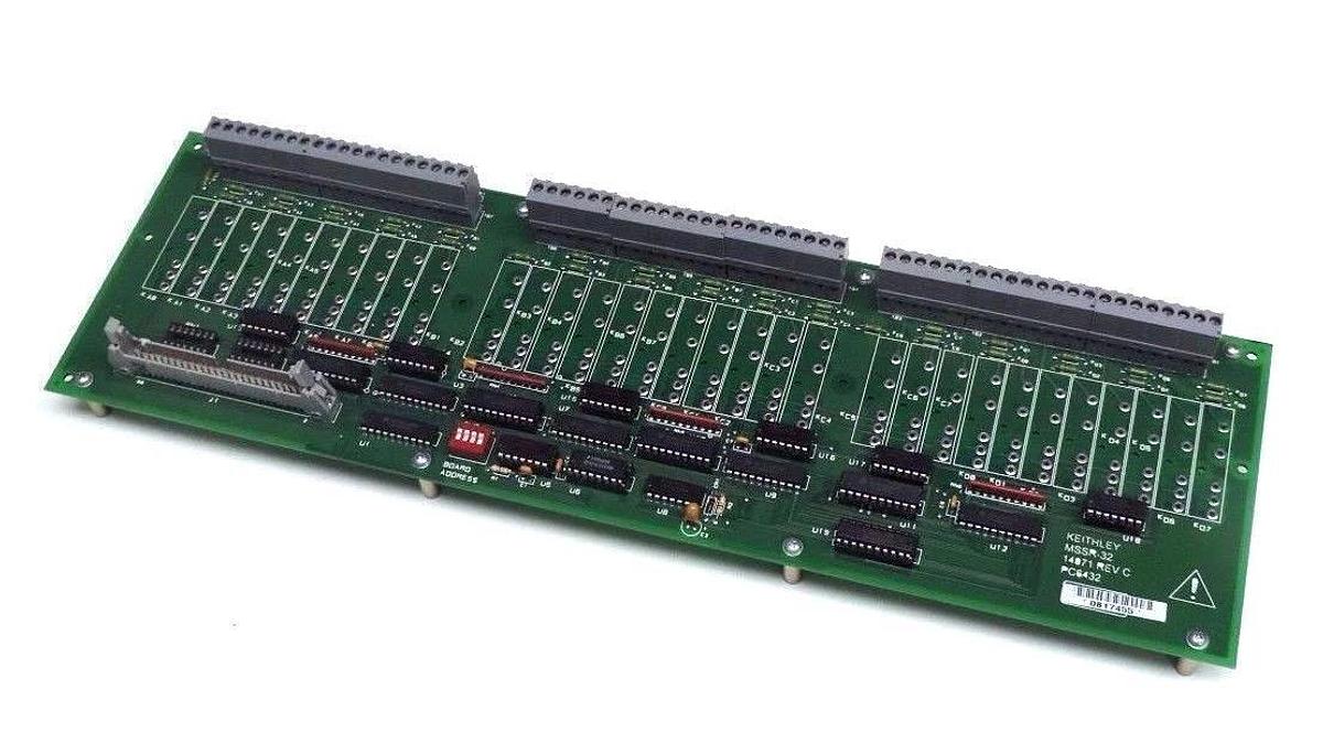 Used KEITHLEY MSSR-32 RELAY BOARD 32 CHANNEL 14071 REV C PC6432 MSSR32