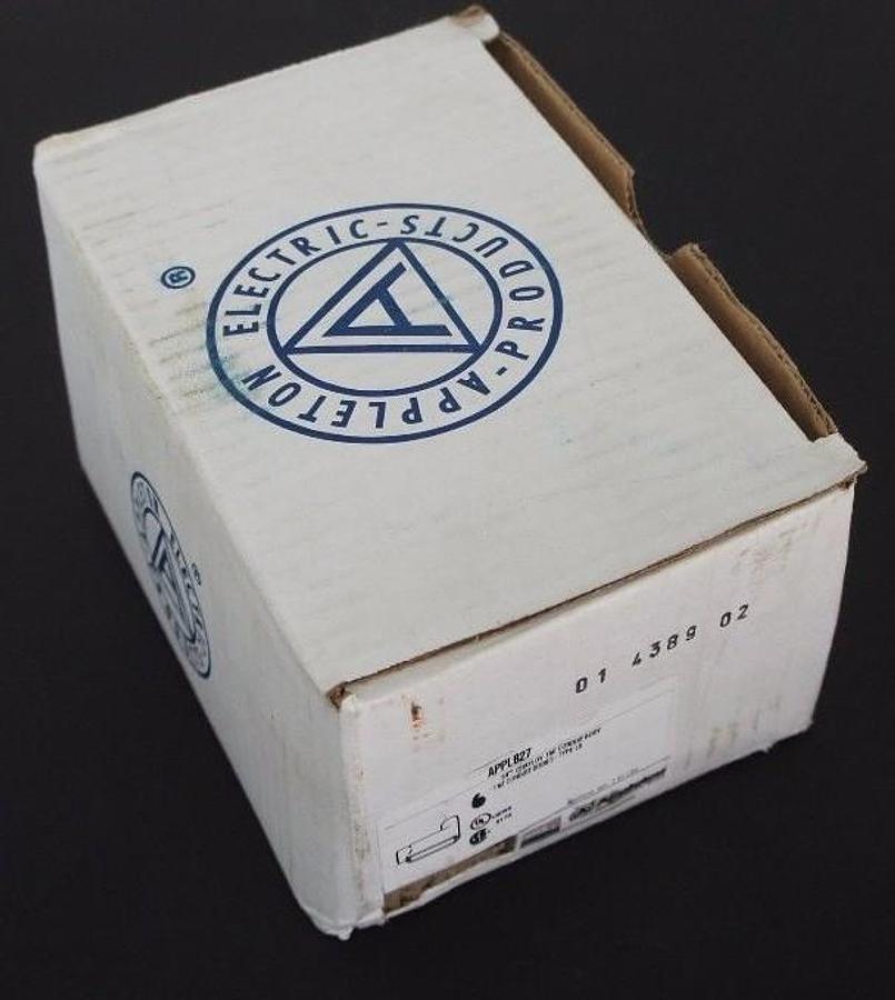 Used BOX OF 6 NEW APPLETON APPLB27 GRAYLOY CONDUIT BODIES 3/4" FM7 BODIES TYPE LB