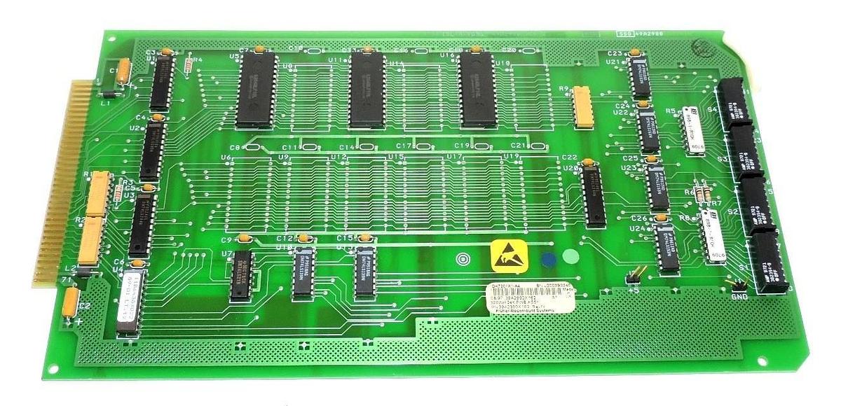 FISHER ROSEMOUNT DH7201X1-A4 RAM BOARD, REV N, DH7201X1A4