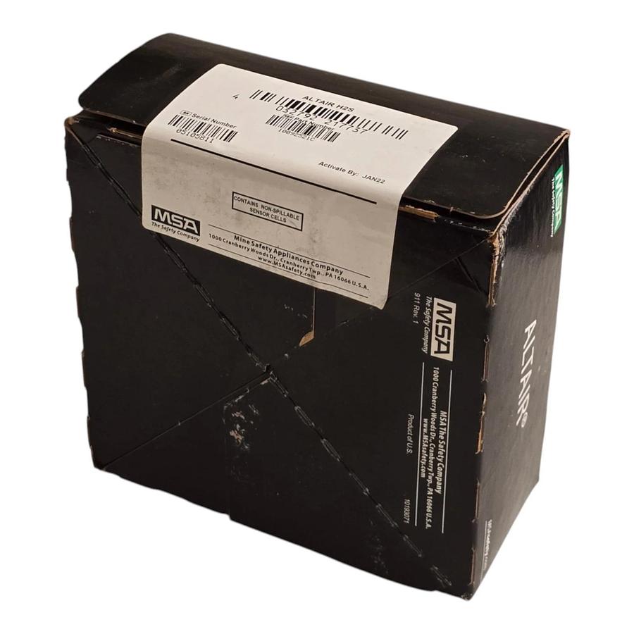 Used MSA ALTAIR H2S Single-Gas Detector Hydrogen Sulfide Monitor 10092521C | 10092521 4032792217737