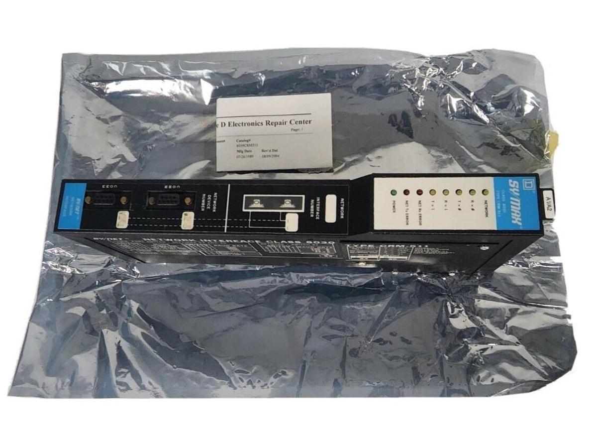 Used REPAIRED SQUARE D 8030-CRM-511 MULTI MEDIA MODULE SY/MAX 8030-CRM511R