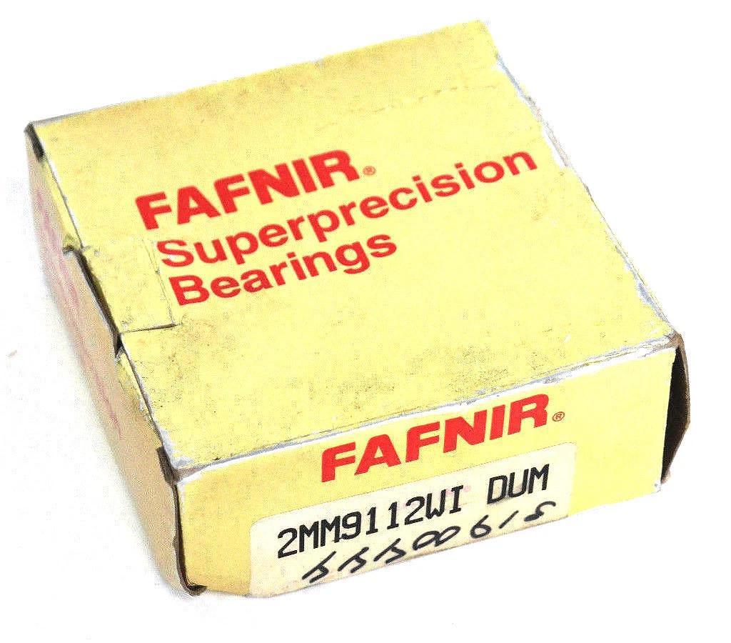 Used NIB FAFNIR 2MM9112WI-DUM SUPER PRECISION BALL BEARING DUPLEX PAIR 2MM9112WIDUM