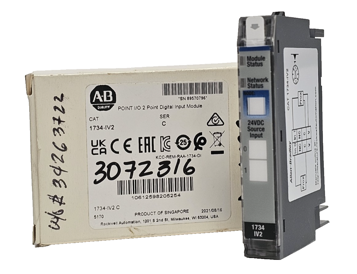 NIB ALLEN BRADLEY 1734-IV2 POINT I/O 2 POINT DIGITAL INPUT MODULE 1734IV2 SER. C