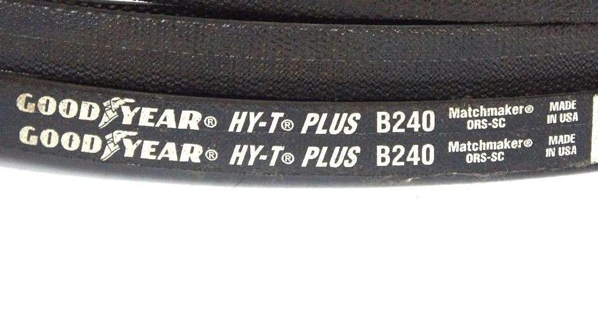 Used NEW GOODYEAR B240 HY-T PLUS BELT MATCHMAKER 0RS-SC