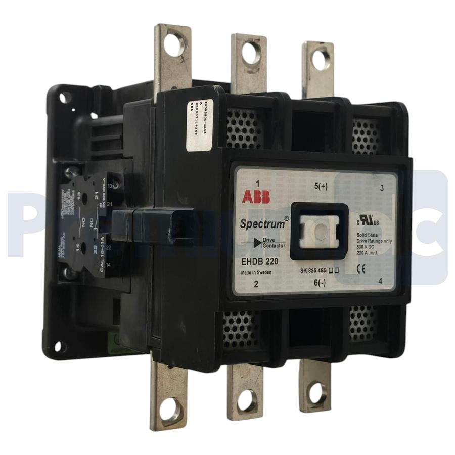 Used ABB EHDB220-21-11 DC Drive Contactor SK825485-AF EHDB220C-1L 110V/120V Coil XLNT