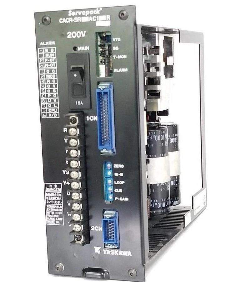 Used YASKAWA SERVOPACK CACR-SR05AC1ER AC SERVO DRIVE 200V, 1CN, HPS 061-00262-0