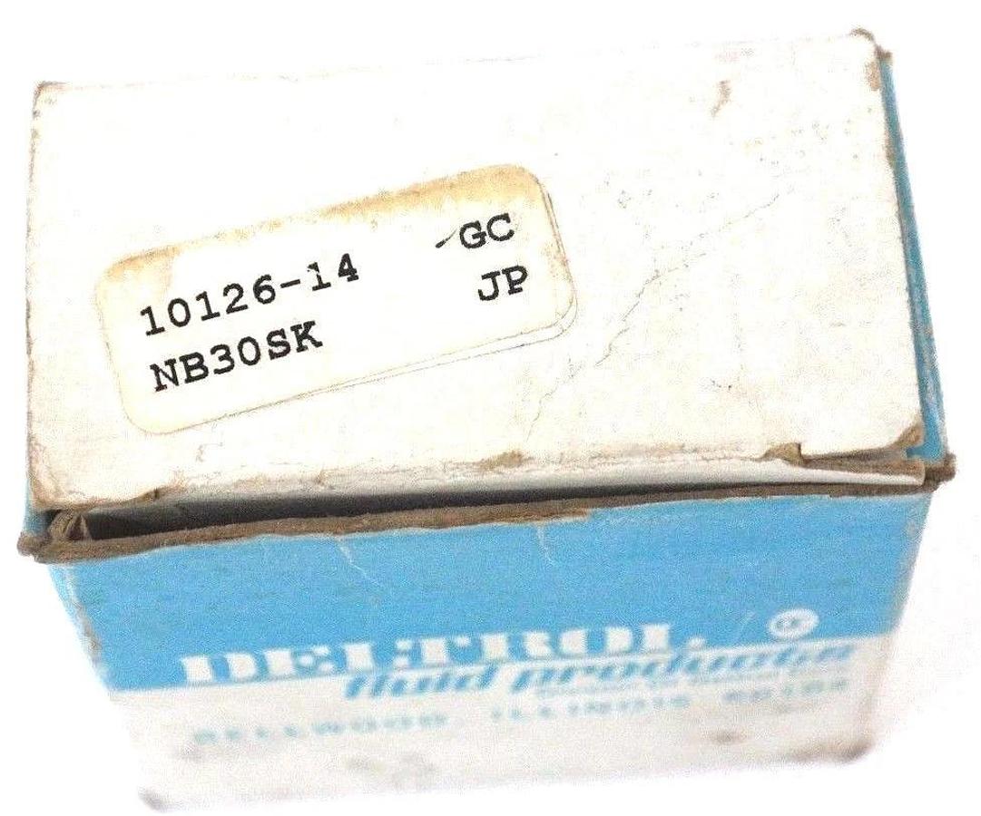 Used NIB DELTROL NB30SK FEMALE-TO-FEMALE NEEDLE VALVE 10126-14