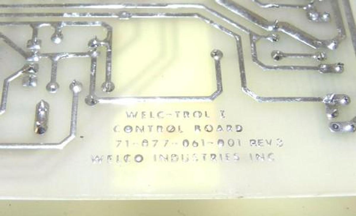Used WELCO TECHNOLOGIES 502045001 BOARD 502045-001