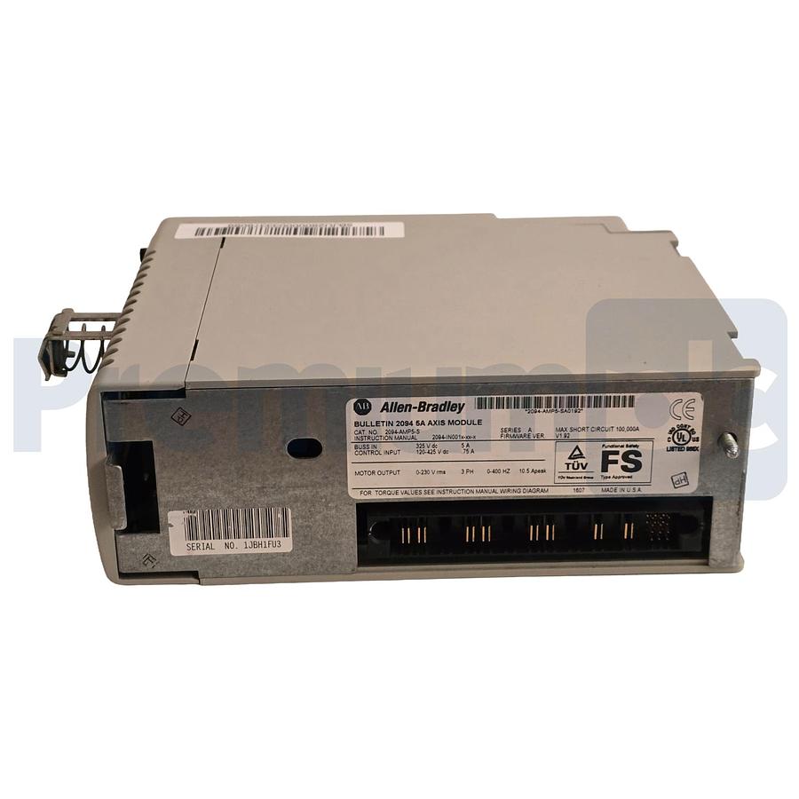 Used Allen-Bradley 2094-AMP5-S /A Kinetix 6000 Axis Module 200/230V 5A F/W V1.92 REP