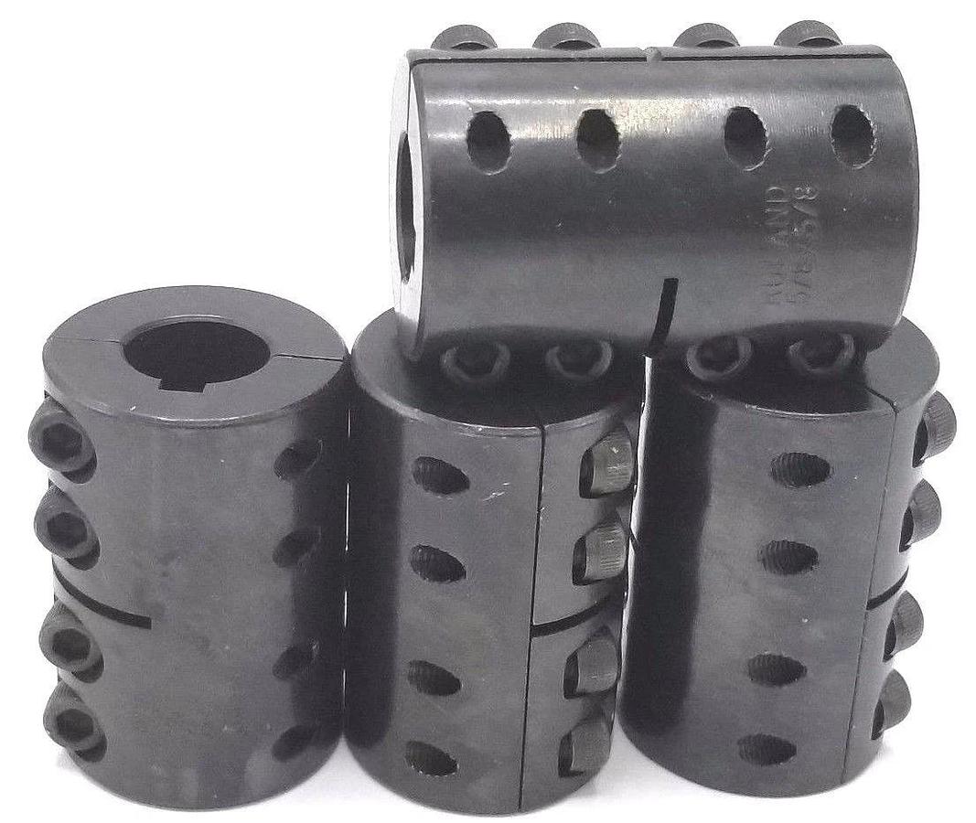 LOT OF 4 RULAND CLX-10-10-F 5/8X5/8 RIGID COUPLINGS BLACK OXIDE STEEL CLX1010F