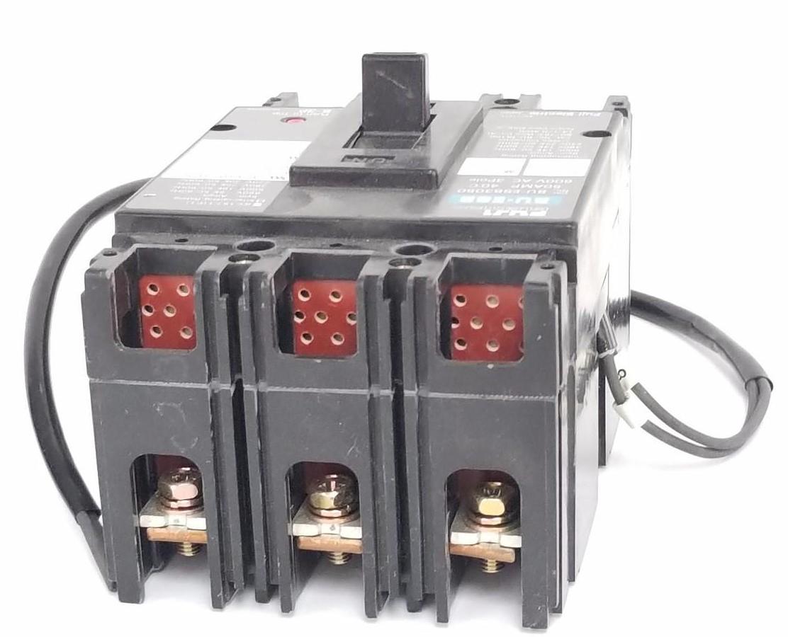 Used FUJI ELECTRIC BU-ESB3050 CURCUIT BREAKER 50A, 600VAC, 3 POLE, BU-ESB , BUESB3050