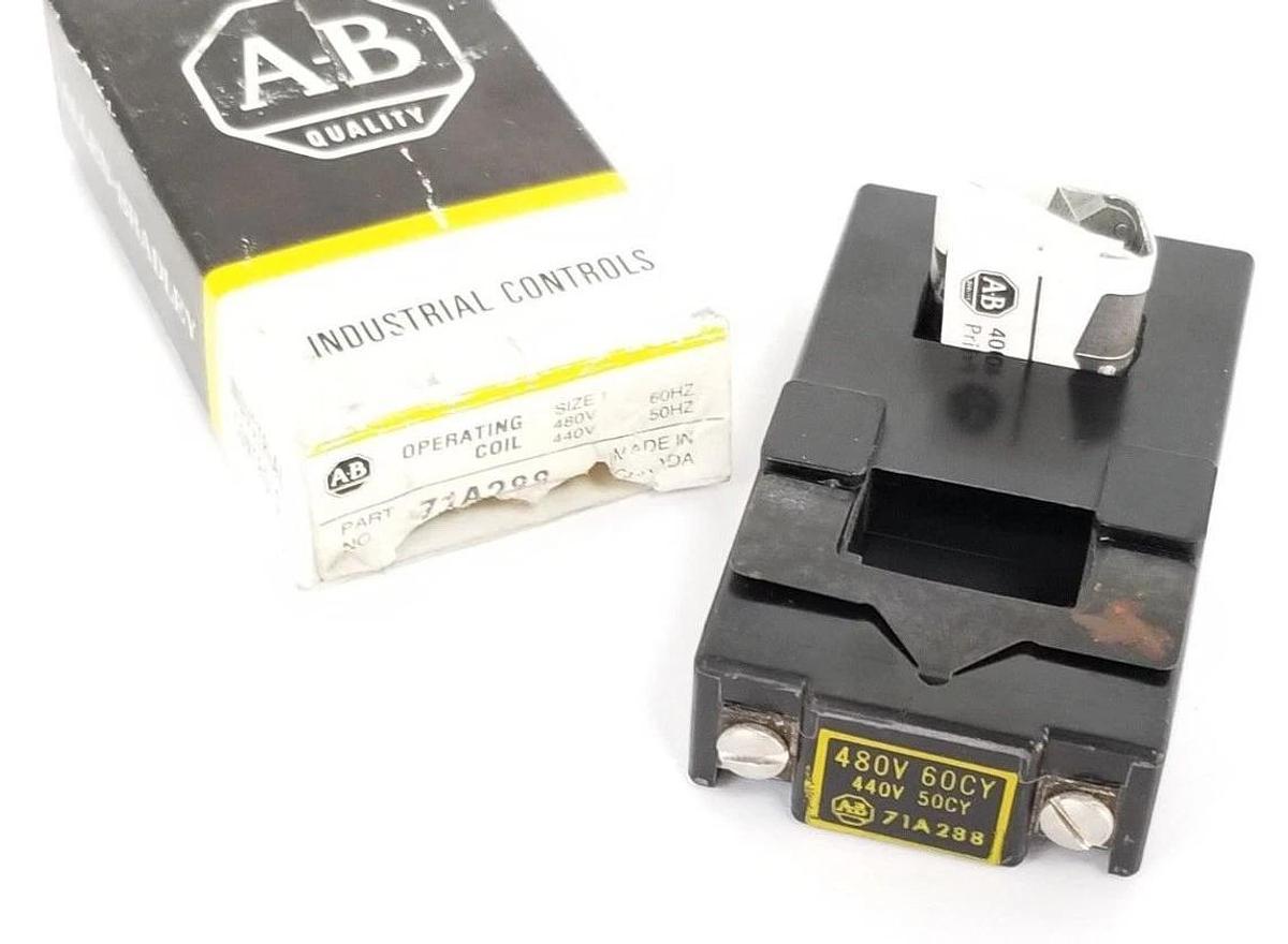 Used NIB ALLEN BRADLEY 71A288 OPERATING COIL 440-480V 50-60HZ