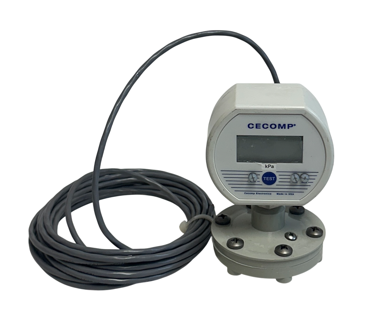 Used CECOMP ELECTRONICS F4L200KPAG DIGITAL PRESSURE GAUGE 0-199.9KPAG USNP