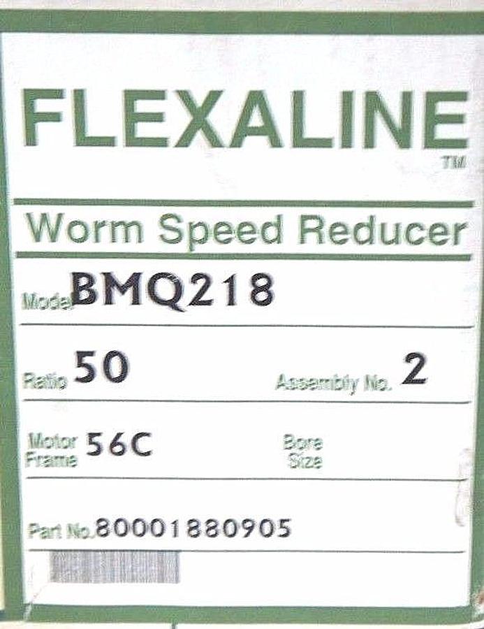 NIB GROVE GEAR BMQ218 FLEXALINE WORM SPEED REDUCER BMQ218-50-2-56C BMQ218-2