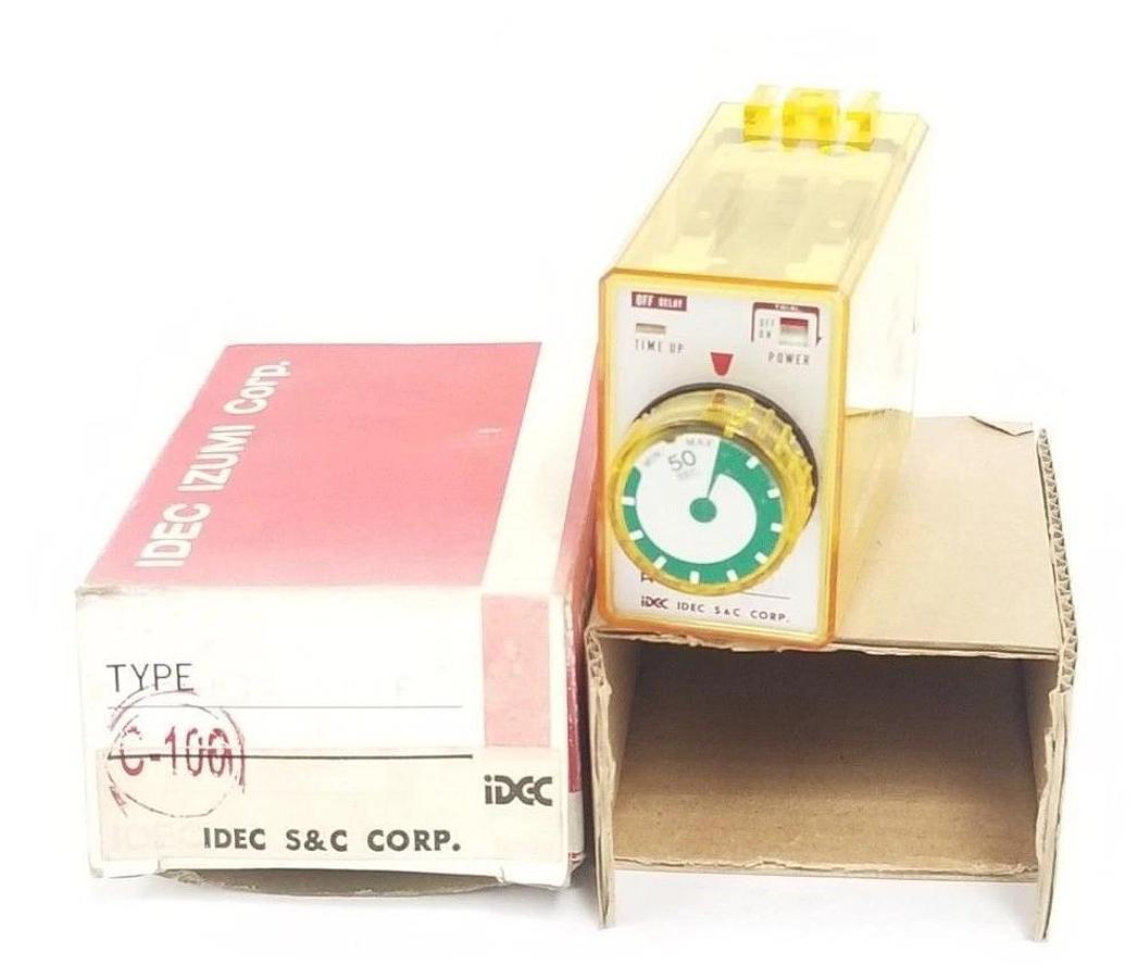 Used IDEC IZUMI RTA-SP2F PNEUMATIC TIMER RTASP2F, 120V, 50/60HZ (IN BOX)