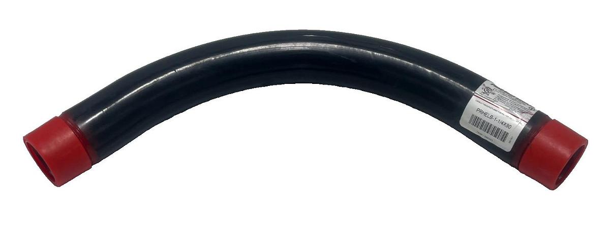 Used PLASTI-BOND PRHELB-1-1/4X90 1-1/4" 90-Degree PVC-Coated Conduit Elbow, NSNP