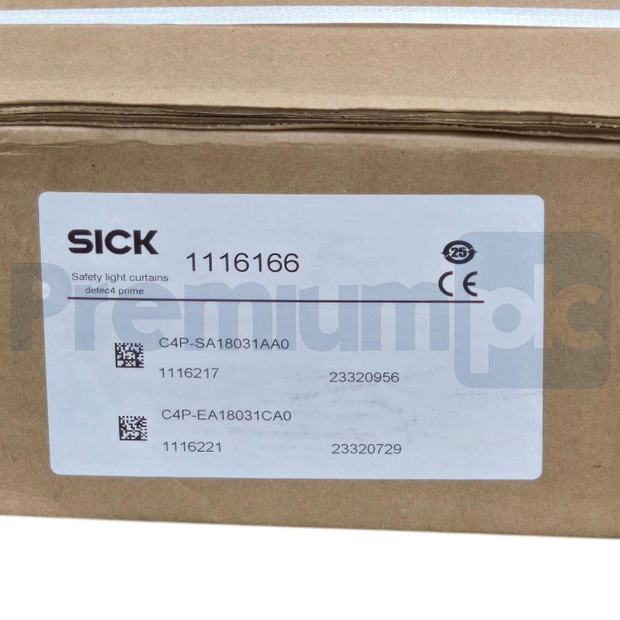 Used SICK C4P-PA18031S002 | 1116166 detec4 prime Safety Light Curtain Set Kit NSMP
