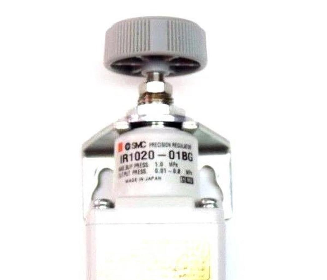 Used SMC IR1020-01BG PRECISION REGULATOR 1.0MPa SUPPLY PRESS. 0.01-0.8MPa OUTPUT