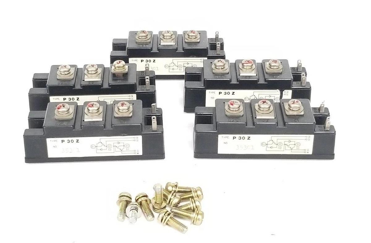 Used LOT OF 5 TOSHIBA P 30 Z 353G1 POWER MODULES P30Z-353G1 , P30Z