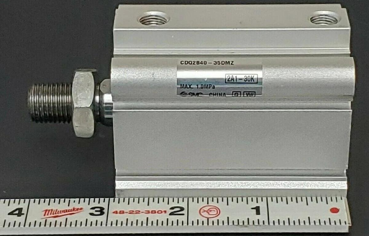 NEW SMC CDQ2B40-35DMZ COMPACT CYLINDER CDQ2B4035DMZ MAX. 1.0MPa
