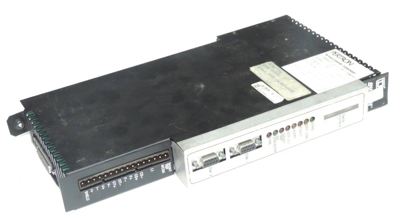 Used PERTRON SQUARE D SY/MAX RMWC-3844 RACK MOUNT WELD CONTROL MODULE RMWC3844