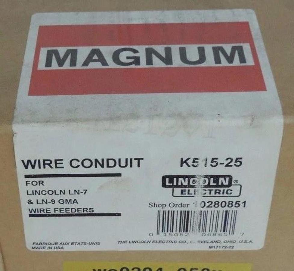 Used NIB LINCOLN K515-25 WIRE CONDUIT K51525