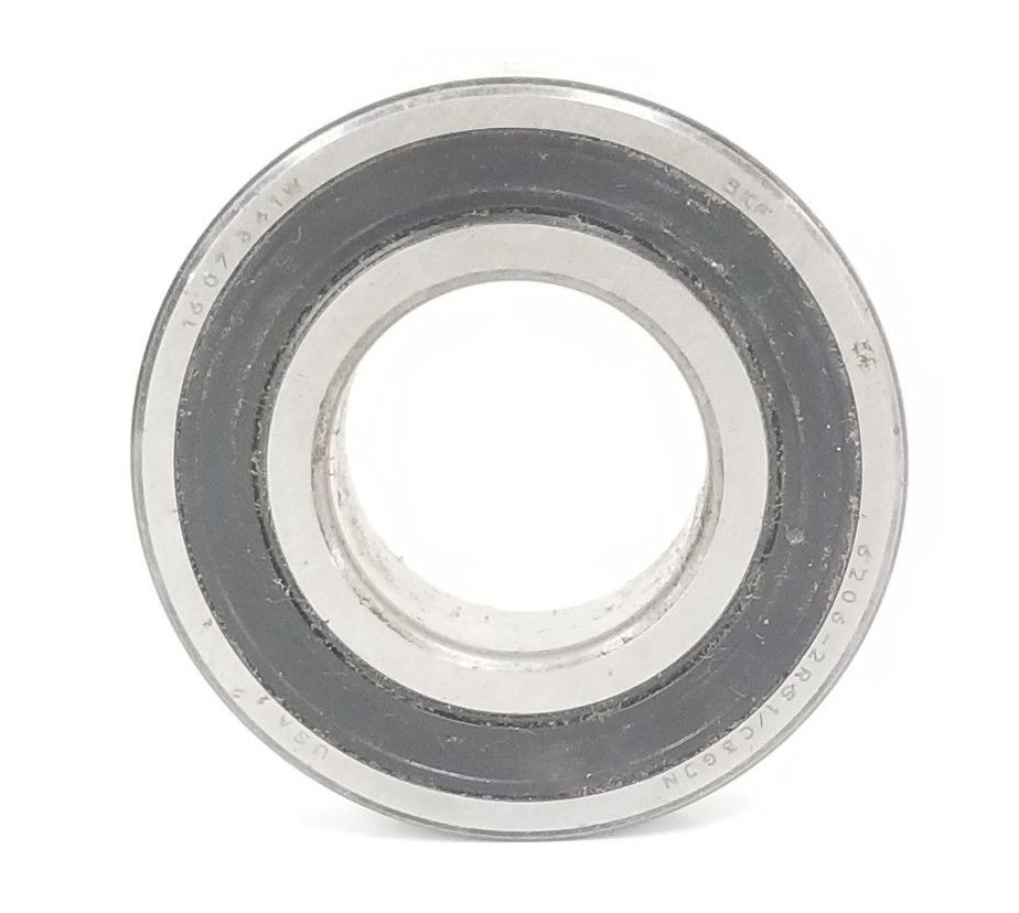 Used SKF 6206-2RS1/C3GJN BALL BEARING 1607341W, 62062RS1C3GJN
