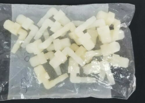 Used LOT OF 20 NEW GENERIC 3/8'' IN THREADED ELBOW VALVES 10MM TUBE CONNECTOR