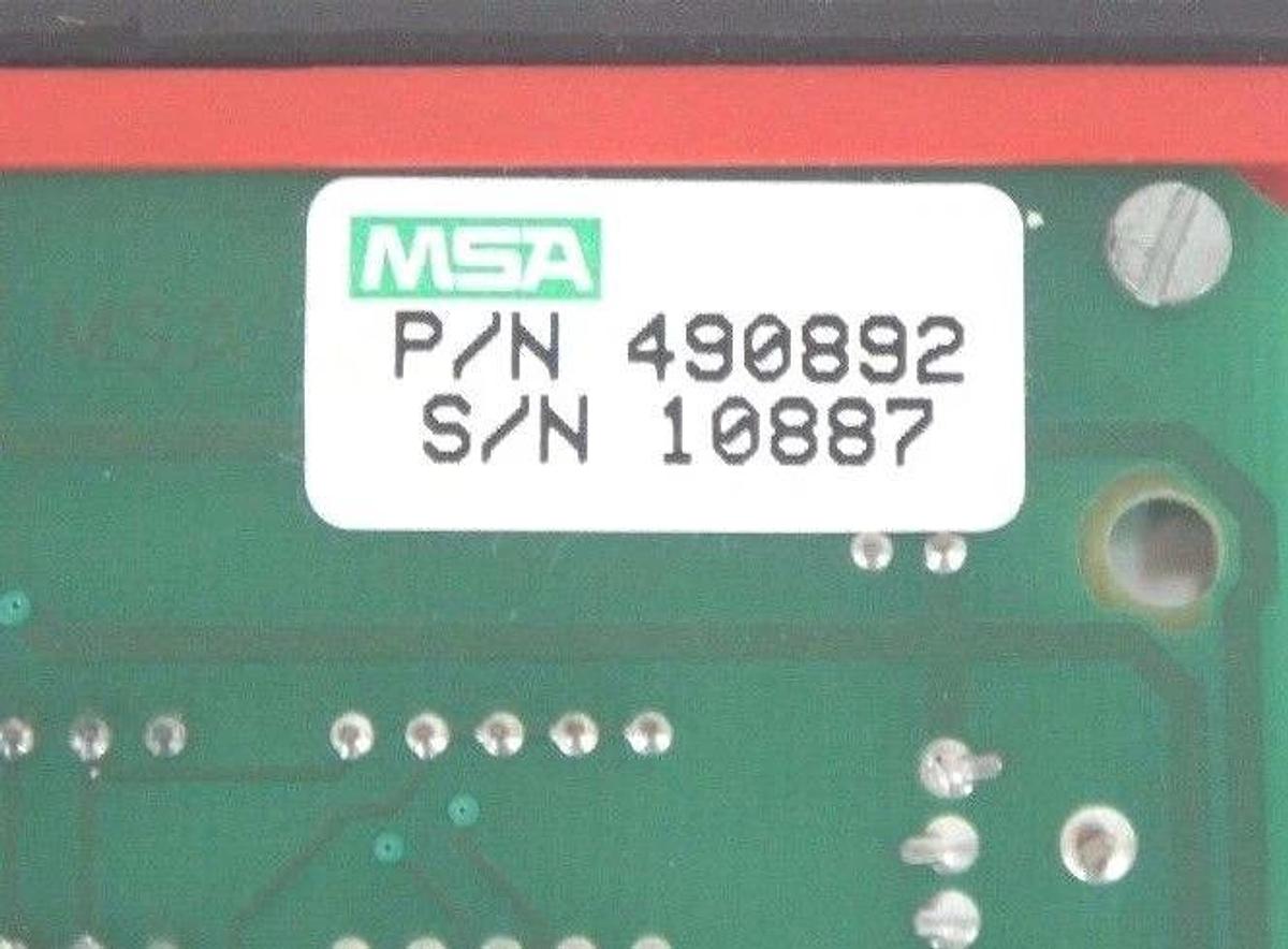 Refurbished REPAIRED MSA 490892 CONTROL MODULE 5000 SERIES REV 1, 491570