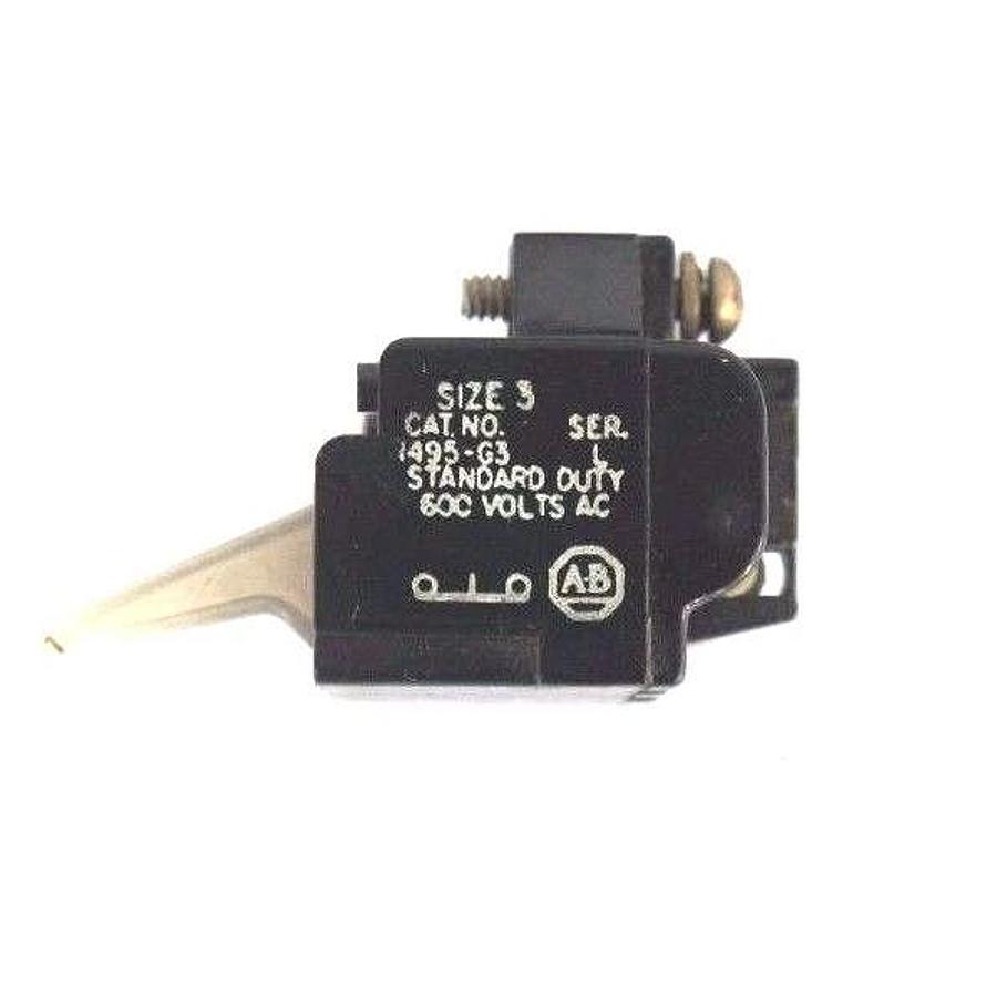 Used LOT OF 3 ALLEN BRADLEY 1495-G3 SIZE 3 CONTACTS SER L, 1495G3