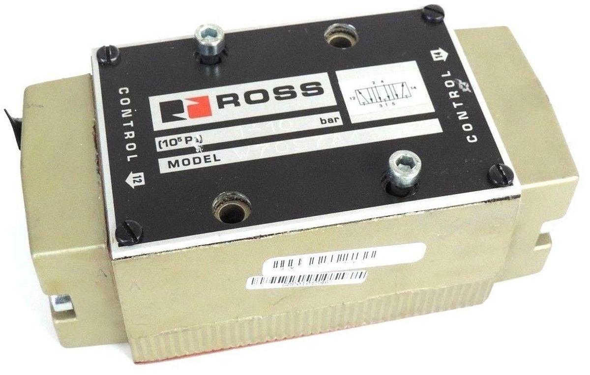 Used ROSS CONTROLS W7057-A-4332 PNEUMATIC CONTROL VALVE WITH GASKET W7057A4332