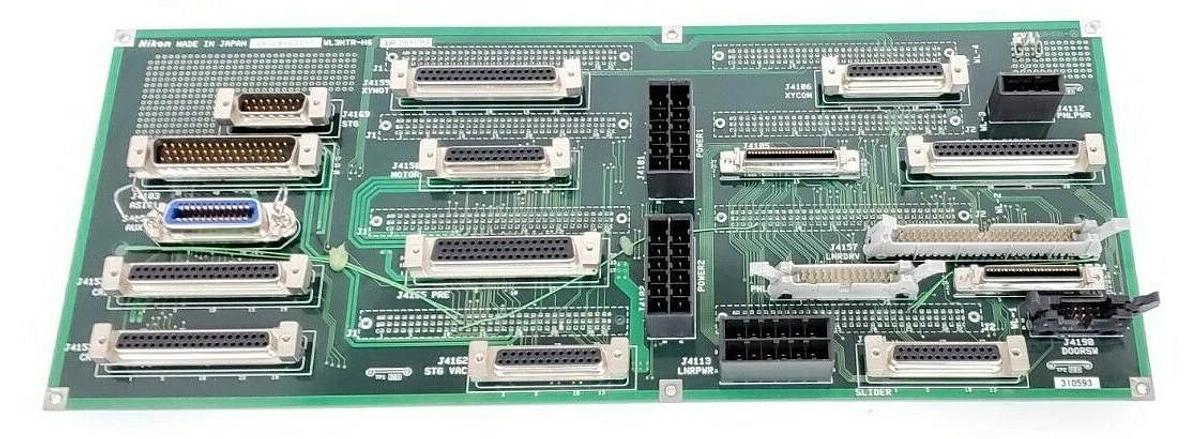 Used NIKON 4S018-531-1 WL3MTR H6 INTERFACE BACKPLANE BOARD 4S018-531-A