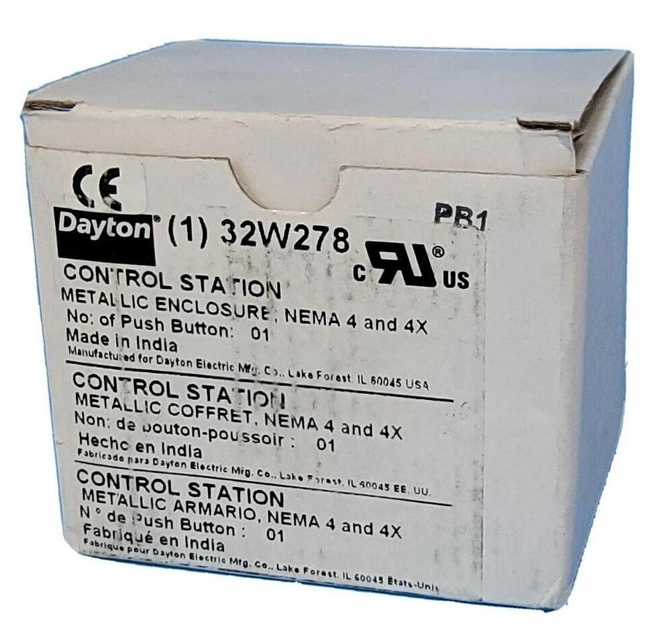 Used NIB DAYTON 32W278 CONTROL STATION