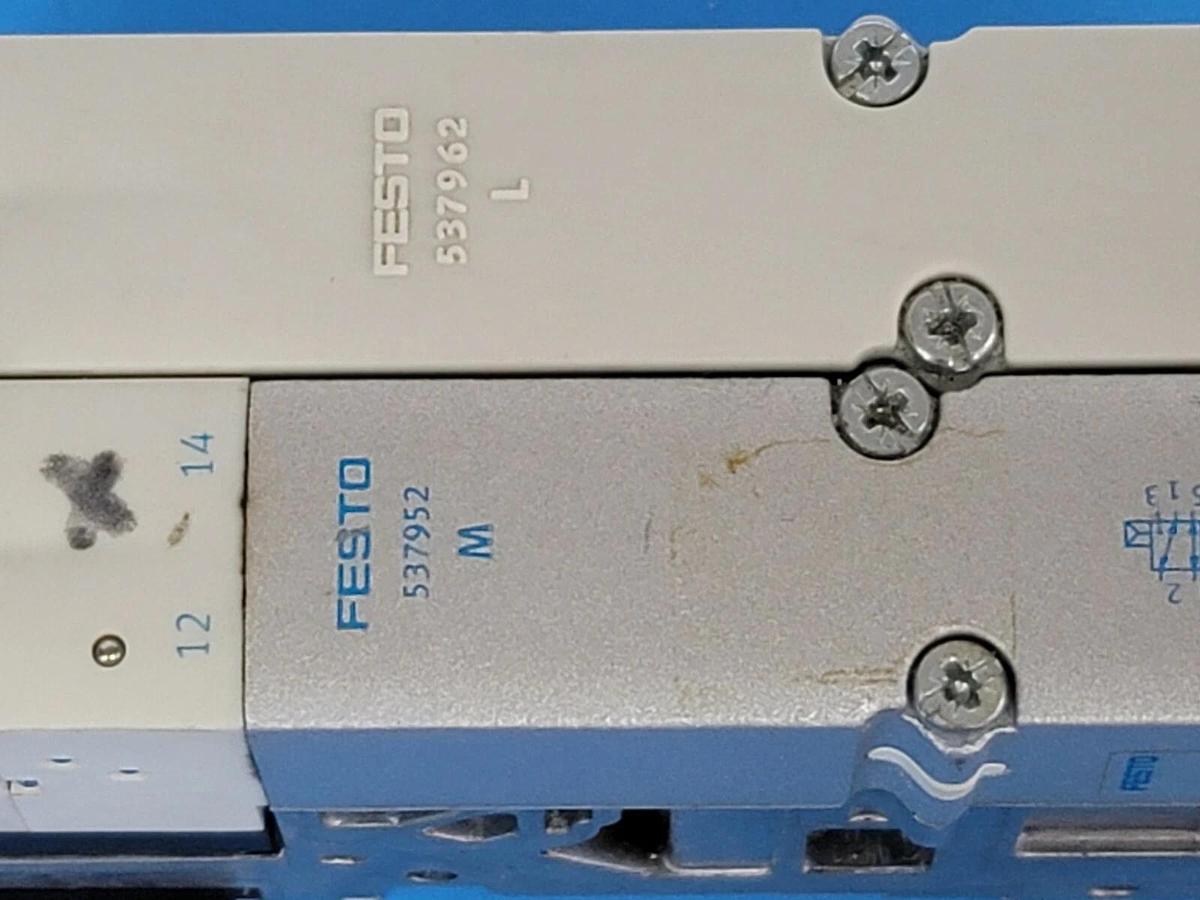 Used FESTO VMPA2-FB-EMS-4 ELECTRONIC MODULE VALVE ASSEMBLY 537952, 537962