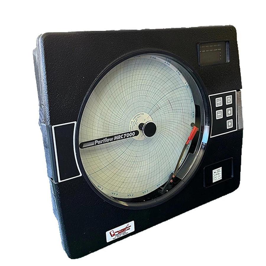 NEW PARTLOW 730600000021 MRC 7000 CHART RECORDER 115VAC 50/60Hz 1-PEN W/ MANUAL